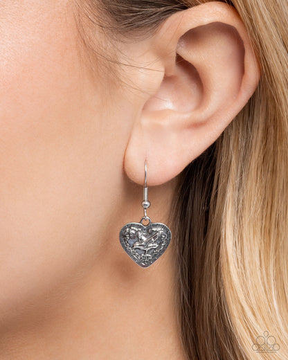 Sparrow Social - Silver Necklace - Paparazzi Accessories