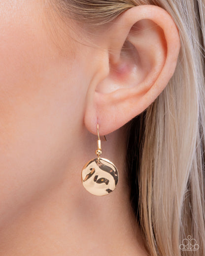 Decadent Discs - Multi Silver Gold Coins Necklace - Paparazzi Accessories
