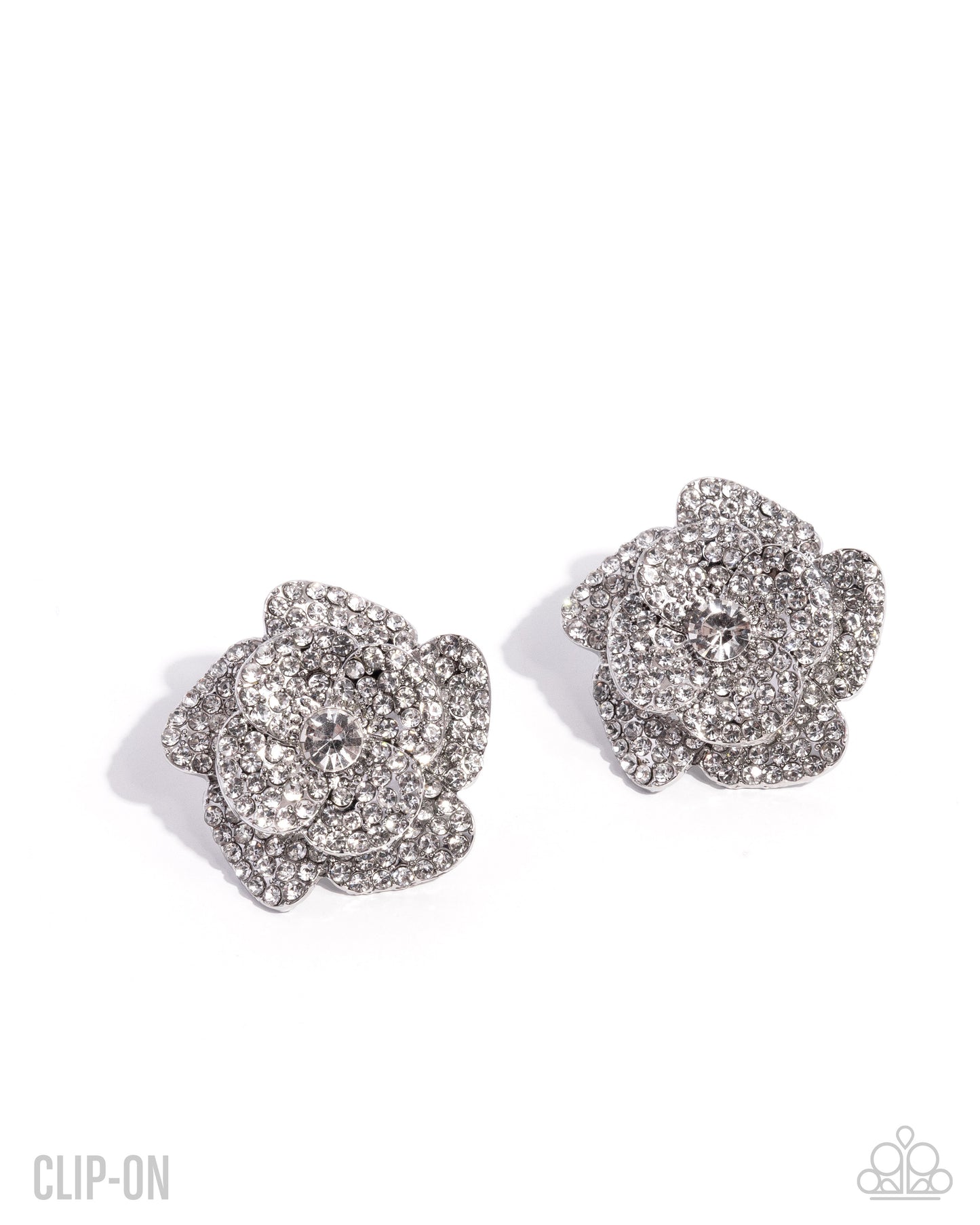 Shimmery Surety - White - Clip-on