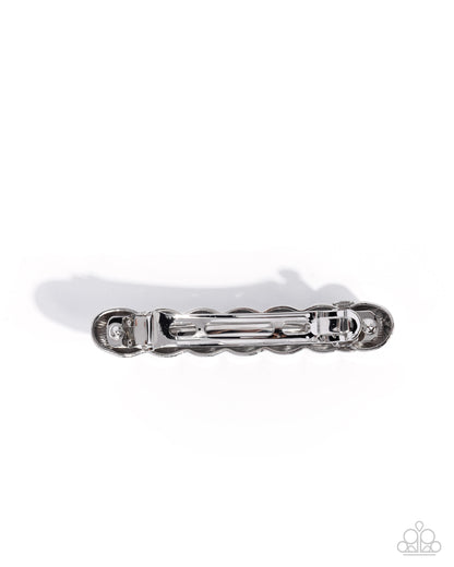 Twisted Trade - Silver Hair Clip - Paparazzi Accessories