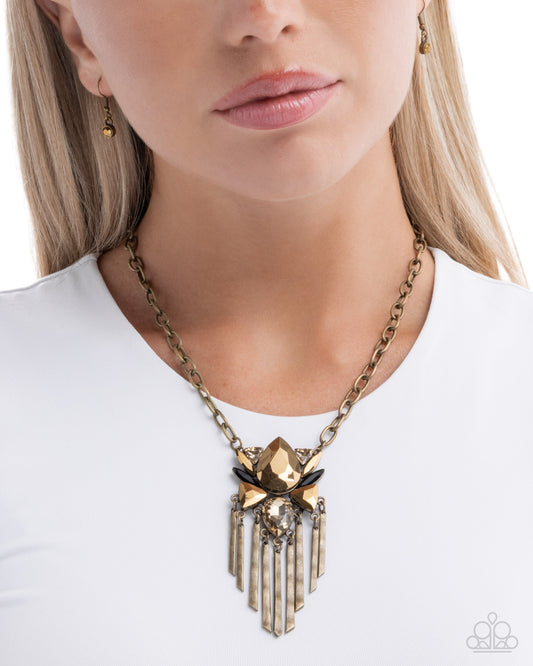 Tassel Tapestry - Brass