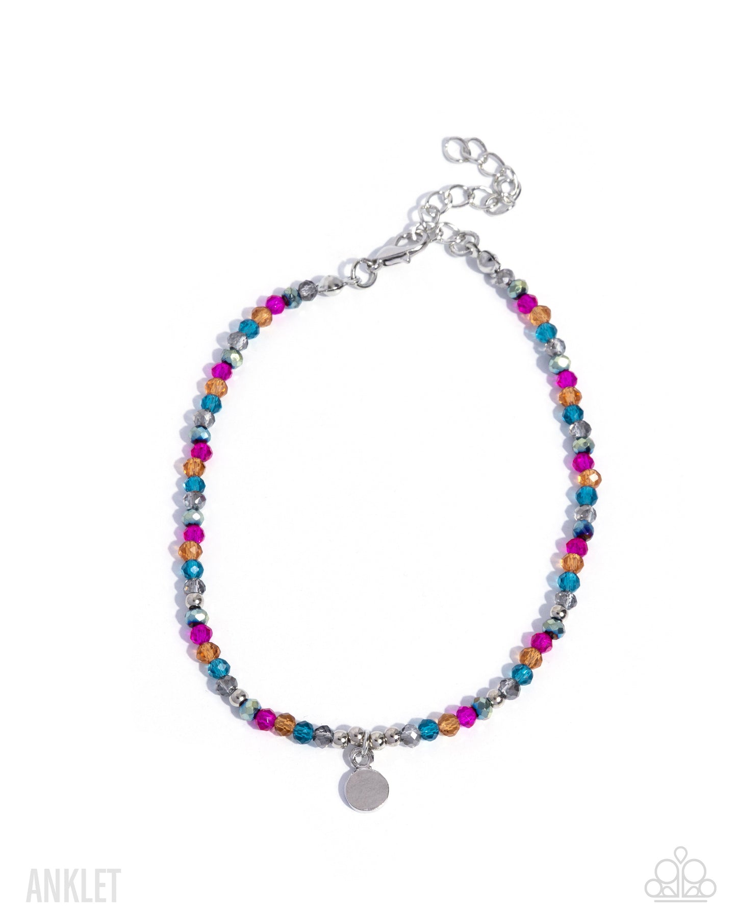 Colorfully Candid - Multi Anklet