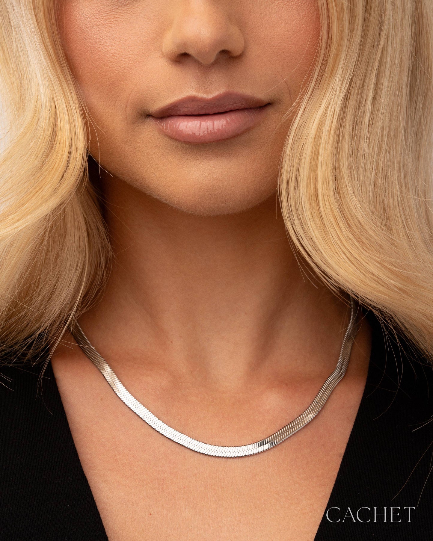 CACHET - "Sorelle" - Rhodium Plated Necklace