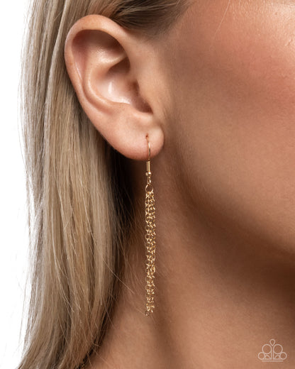 Blessed Balance - Gold Pendant Necklace - Paparazzi Accessories