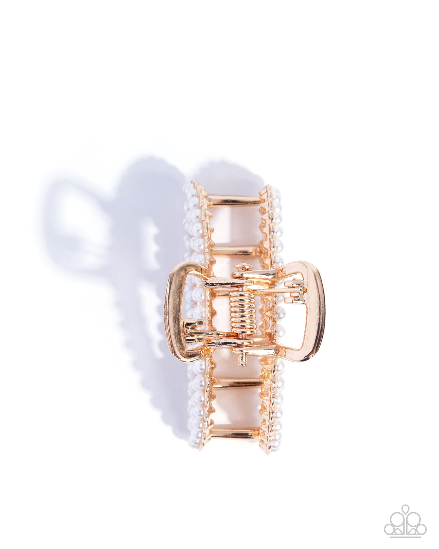 Directorial Delight - Gold Claw Clip - Paparazzi Accessories