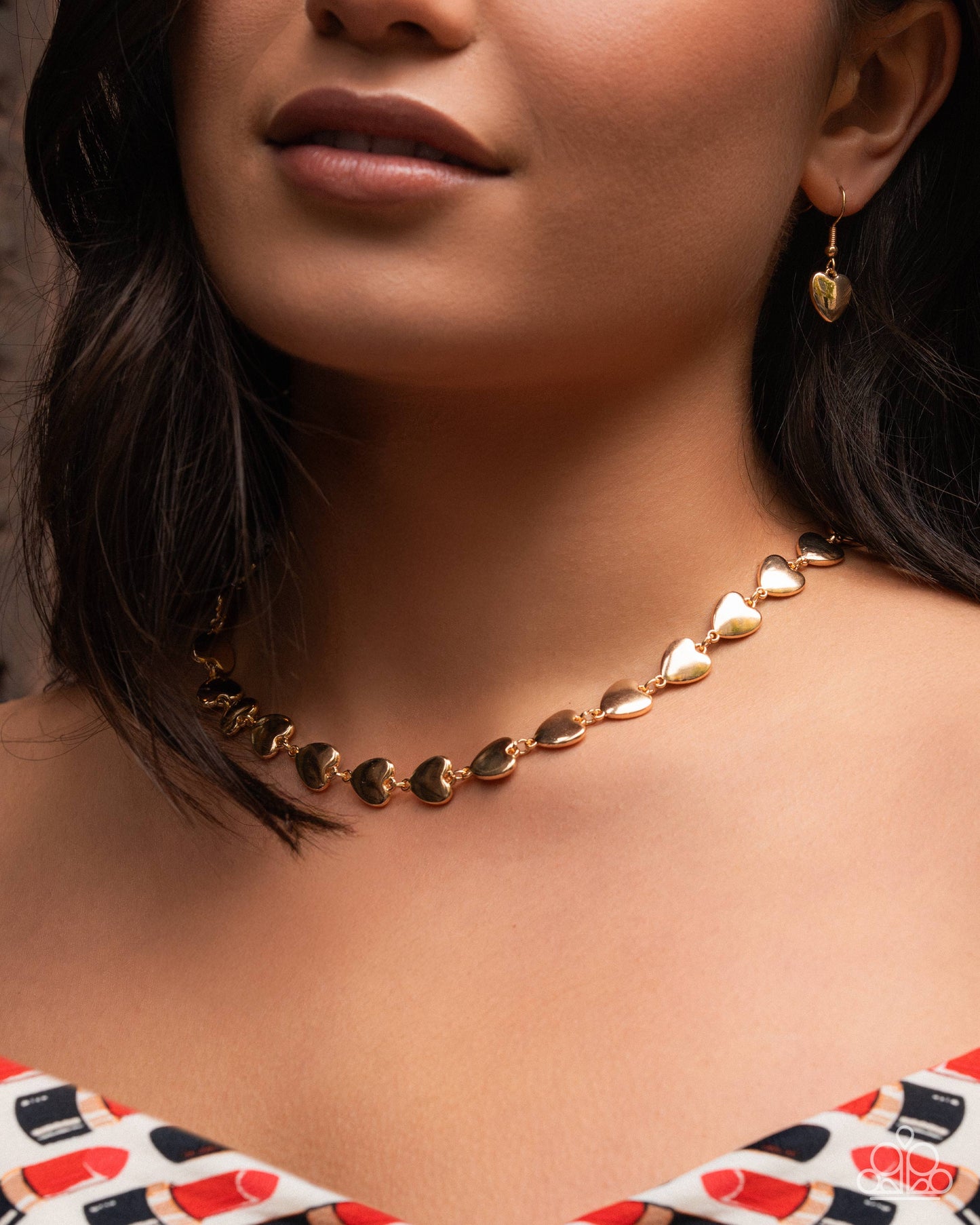 Already Gone - Gold Heart Necklace - Paparazzi Accessories