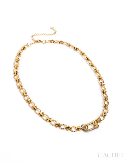 CACHET - "Liaison" - 18K Gold Plated Necklace