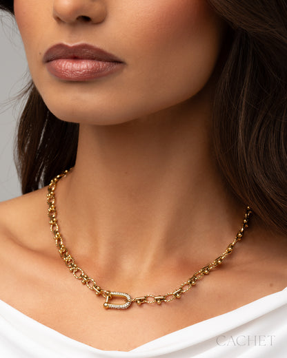 CACHET - "Liaison" - 18K Gold Plated Necklace