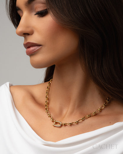 CACHET - "Liaison" - 18K Gold Plated Necklace