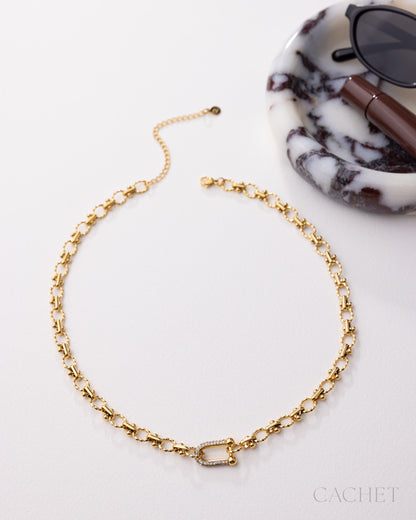 CACHET - "Liaison" - 18K Gold Plated Necklace