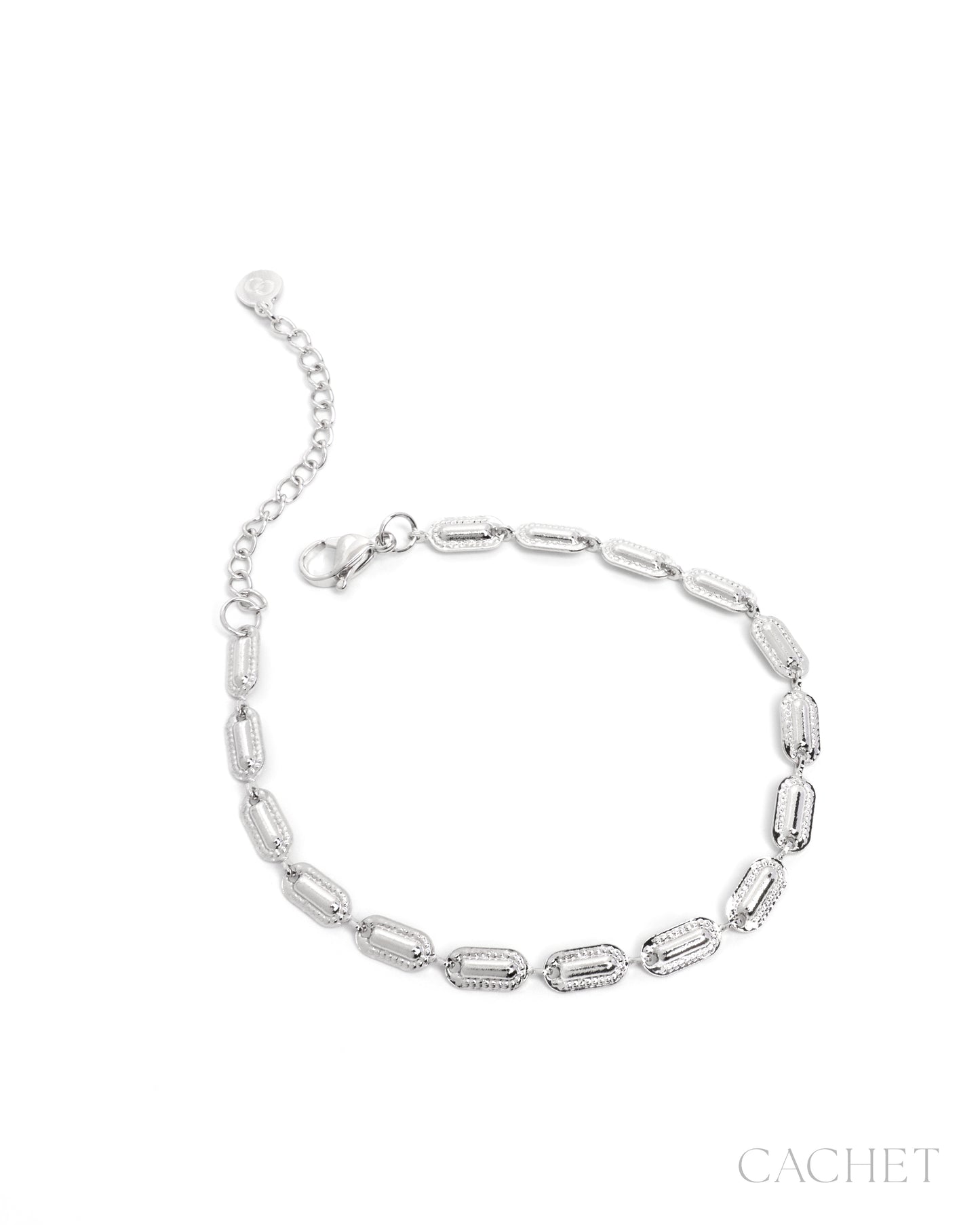 CACHET - "Sora" - Rhodium Plated Bracelet