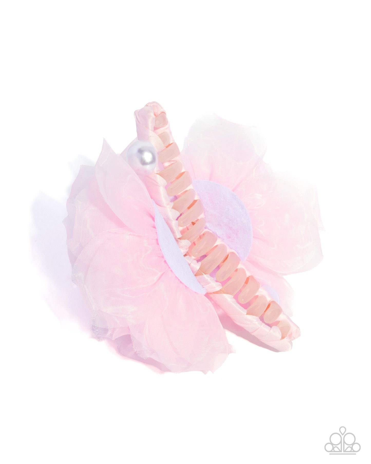 Adorable Applique - Pink Hair Clip - Paparazzi Accessories
