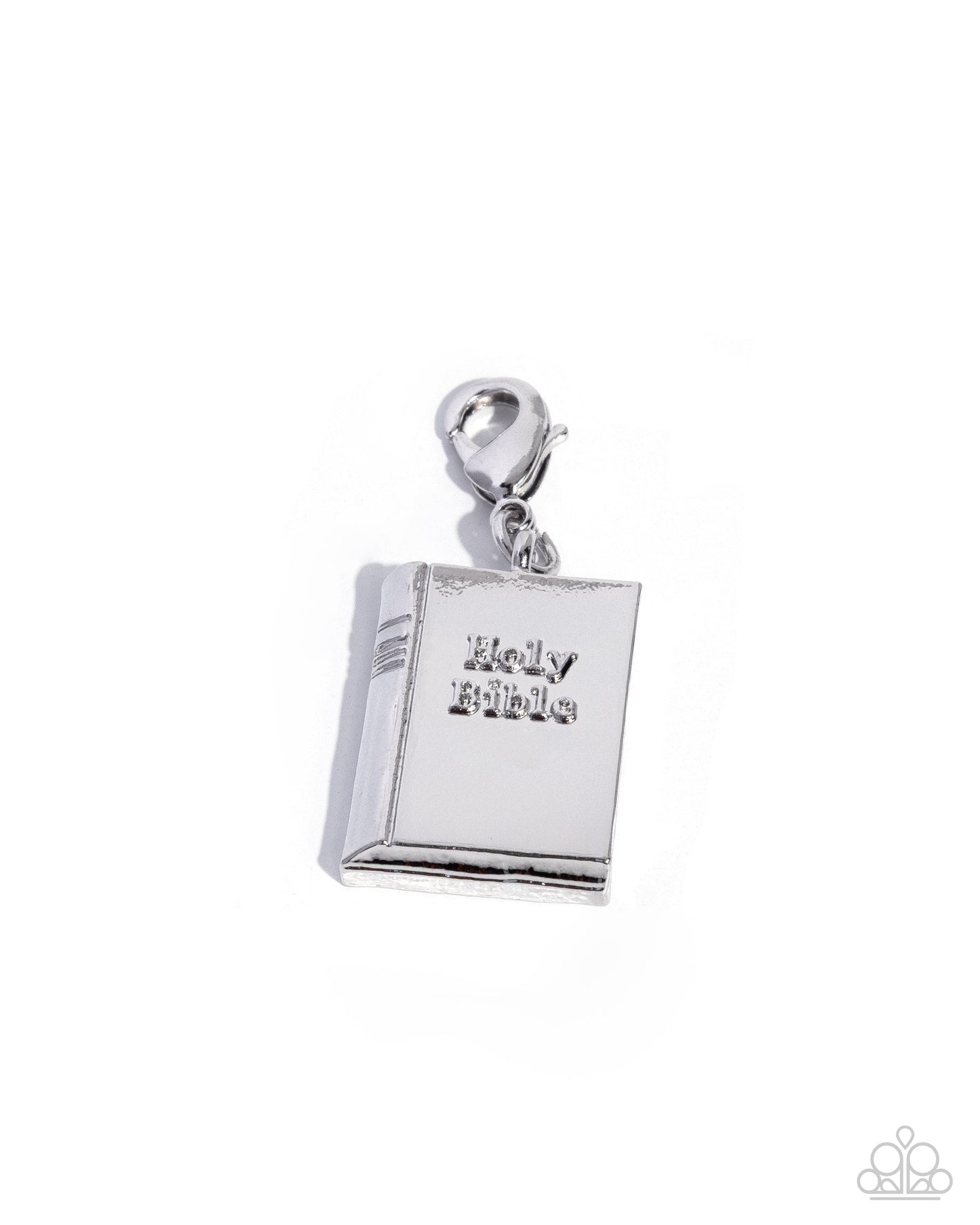 Biblical Times - Silver - Rhodium Charm - Paparazzi Accessories