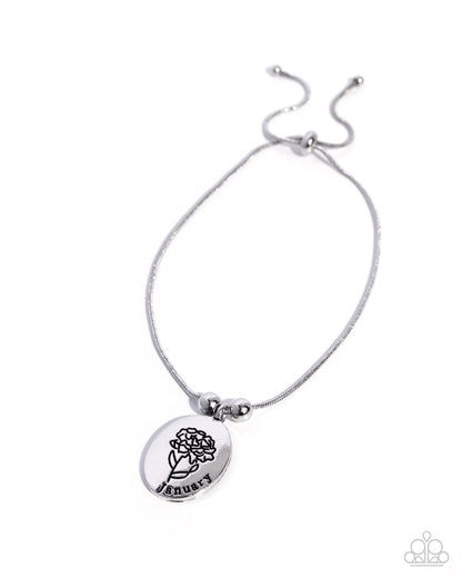Personalized Bouquet - January - Silver