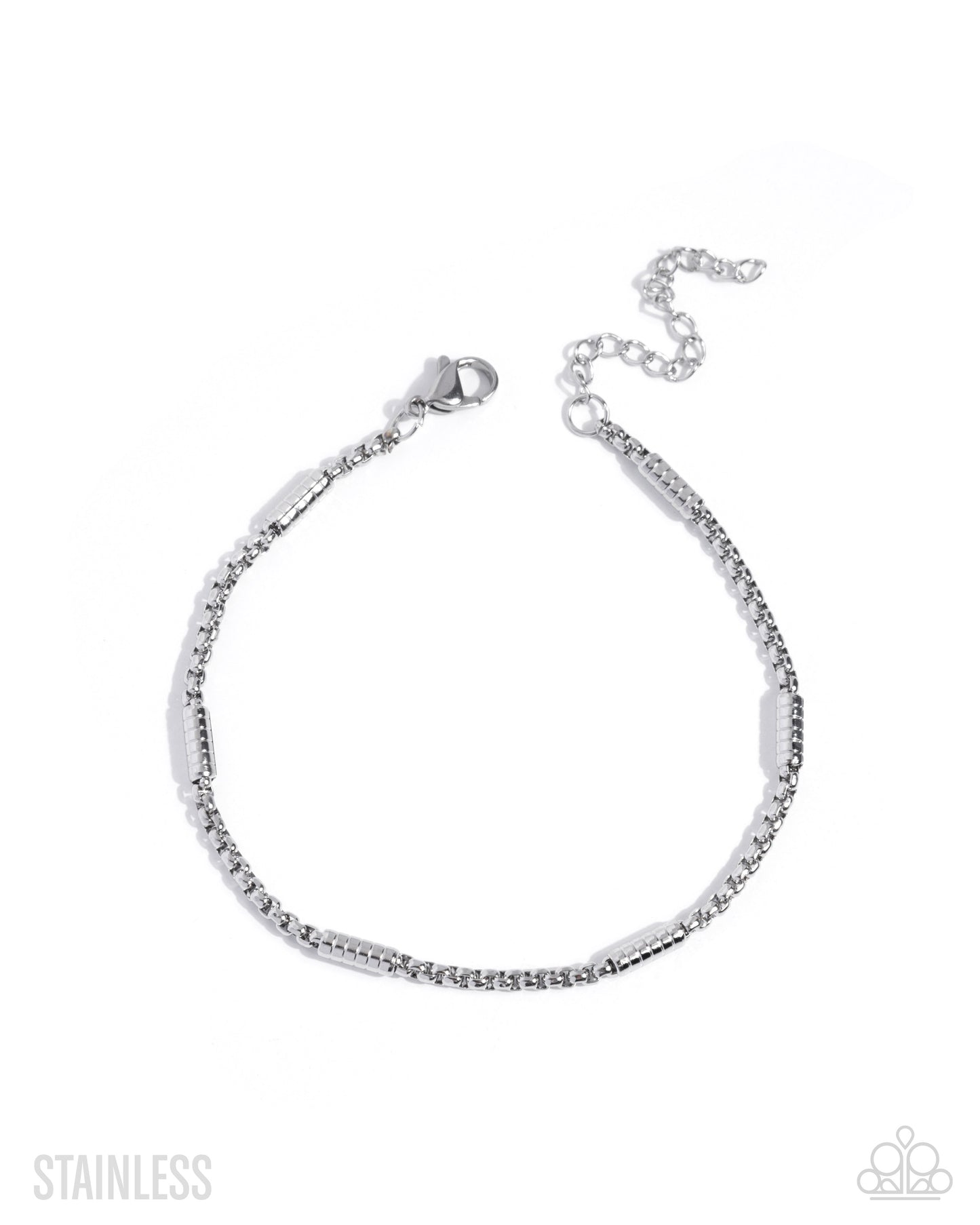 Timeless Tyrant - Silver - Stainless Steel Bracelet - Paparazzi Accessories