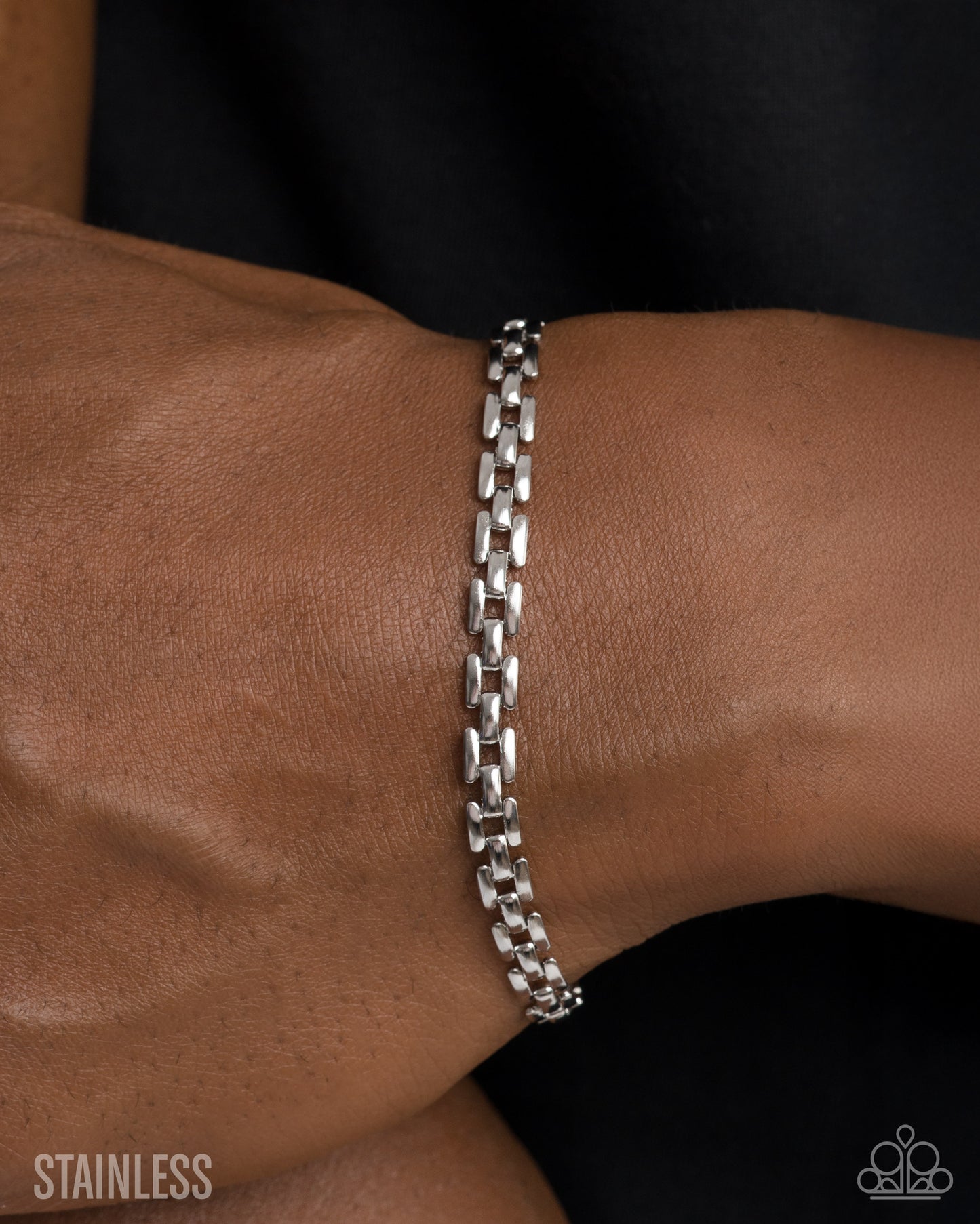 Lethal Links - Silver - Stainless Steel Urban Clasp Bracelet