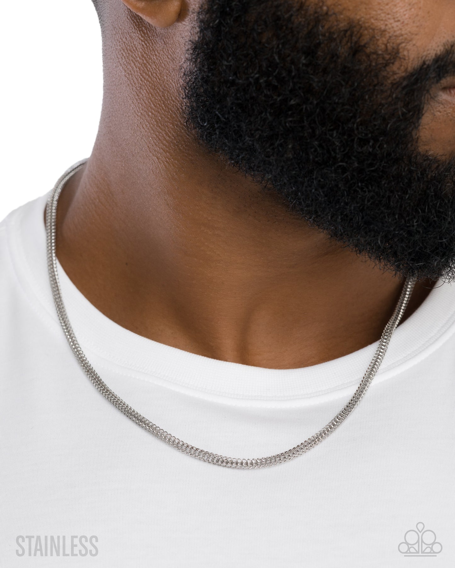Elemental Effect - Silver - Stainless Steel Necklace - Paparazzi Accessories
