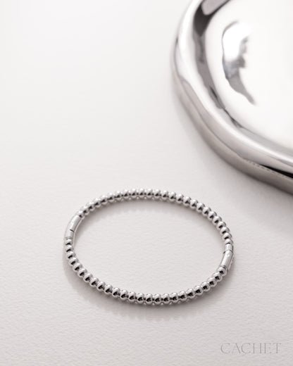 CACHET - "Raydia" - Rhodium Plated Bracelet