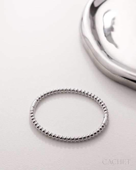 CACHET - "Raydia" - Rhodium Plated Bracelet