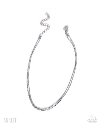 Killin Time - Silver - Stainless Steel Anklet
