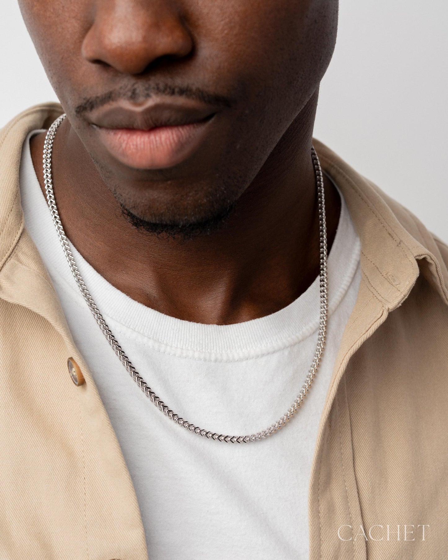 CACHET - Profondeur - Rhodium Plated Chain