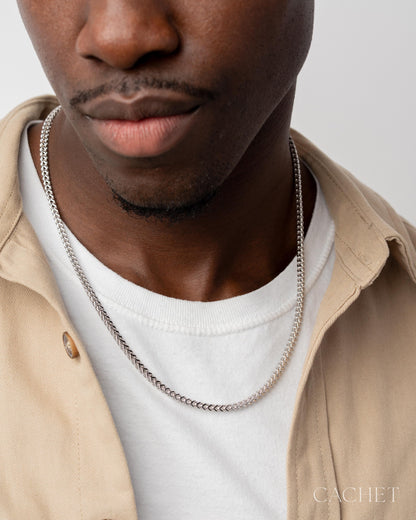 CACHET - Profondeur - Rhodium Plated Chain