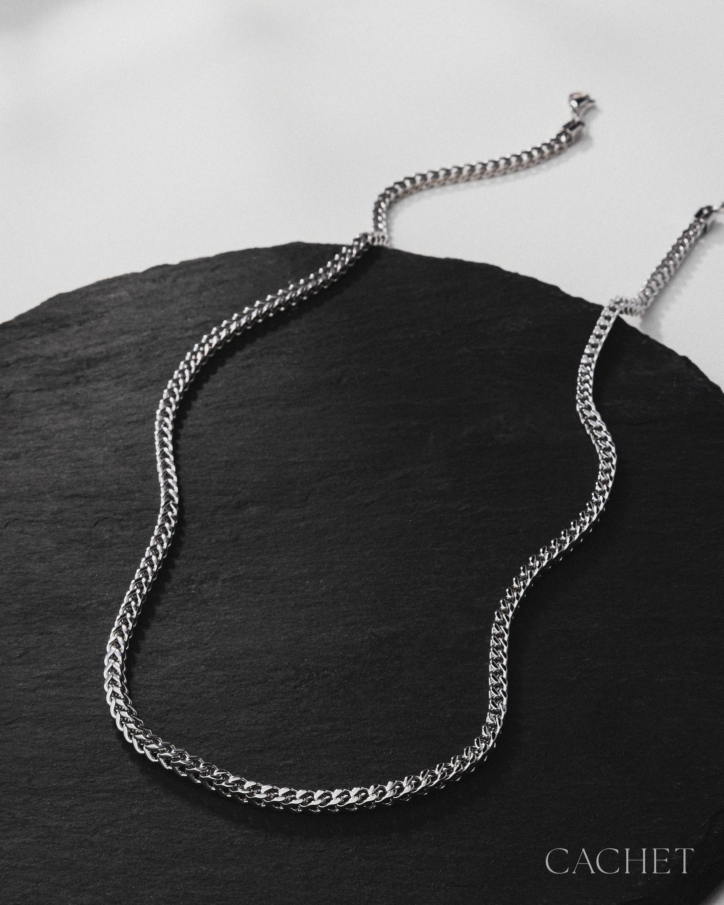 CACHET - Profondeur - Rhodium Plated Chain