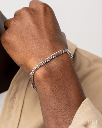 CACHET - Perspicace - Rhodium Plated Bracelet