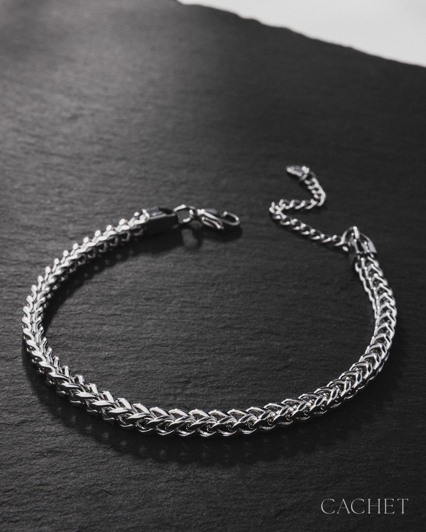 CACHET - Perspicace - Rhodium Plated Bracelet