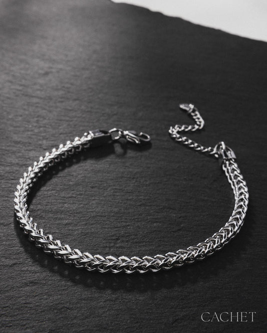 CACHET - Perspicace - Rhodium Plated Bracelet