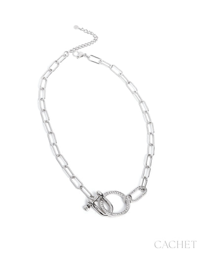 CACHET - Oath - Rhodium Plated Necklace