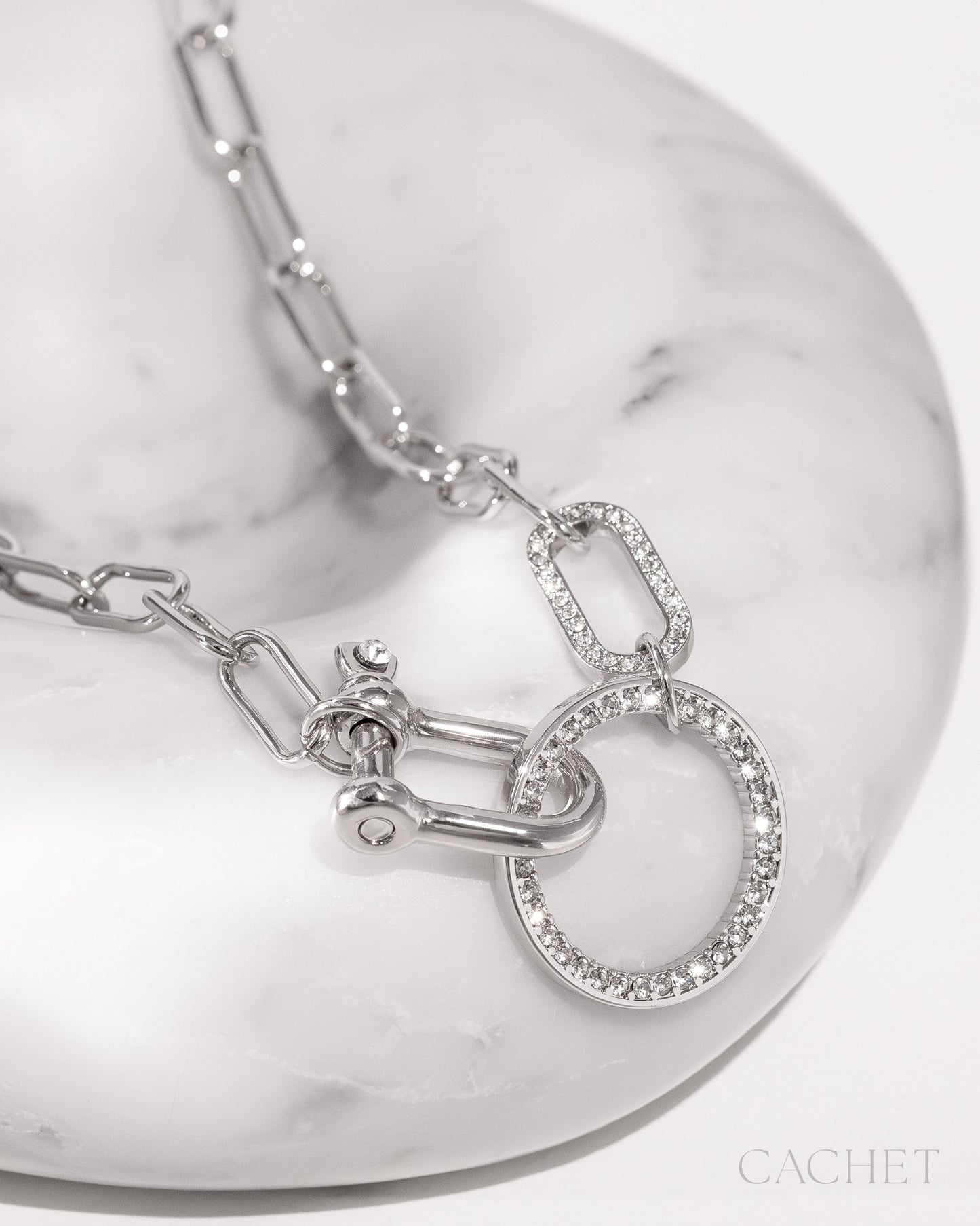 CACHET - Oath - Rhodium Plated Necklace