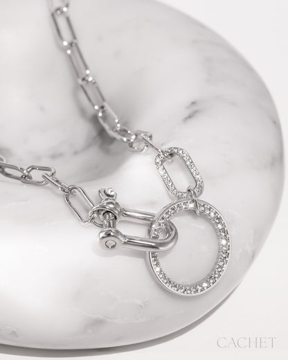 CACHET - Oath - Rhodium Plated Necklace