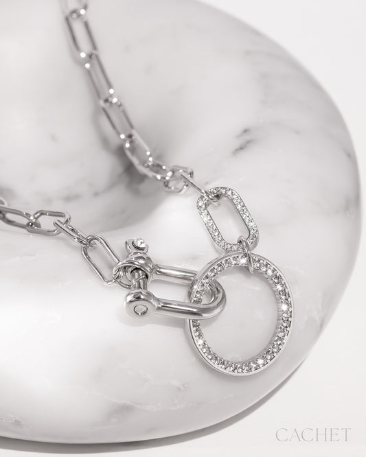 CACHET - Oath - Rhodium Plated Necklace