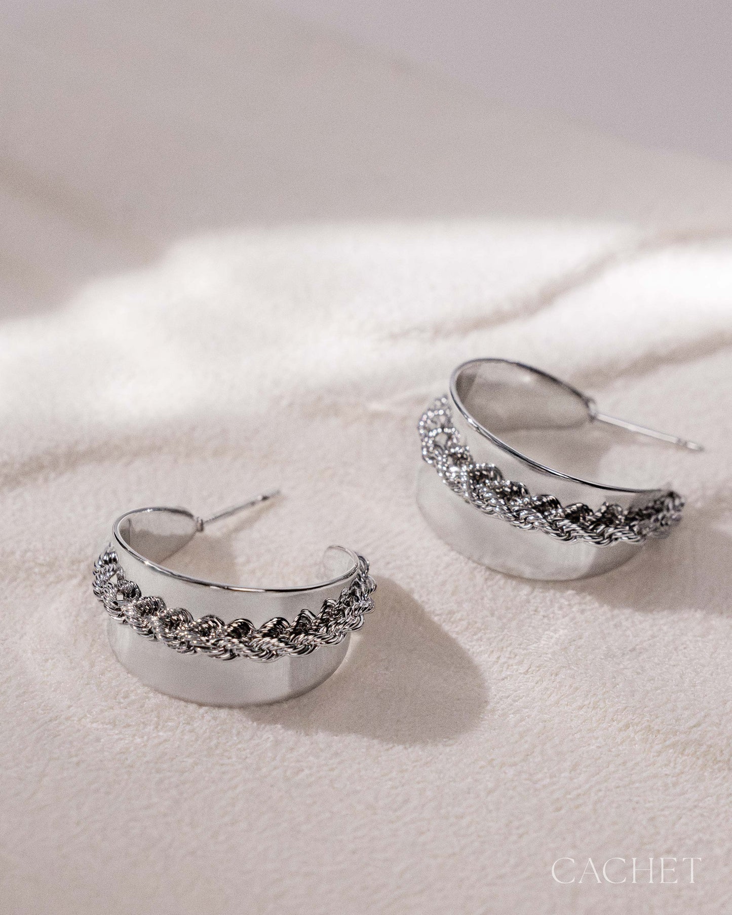 CACHET - Bonheur - Rhodium