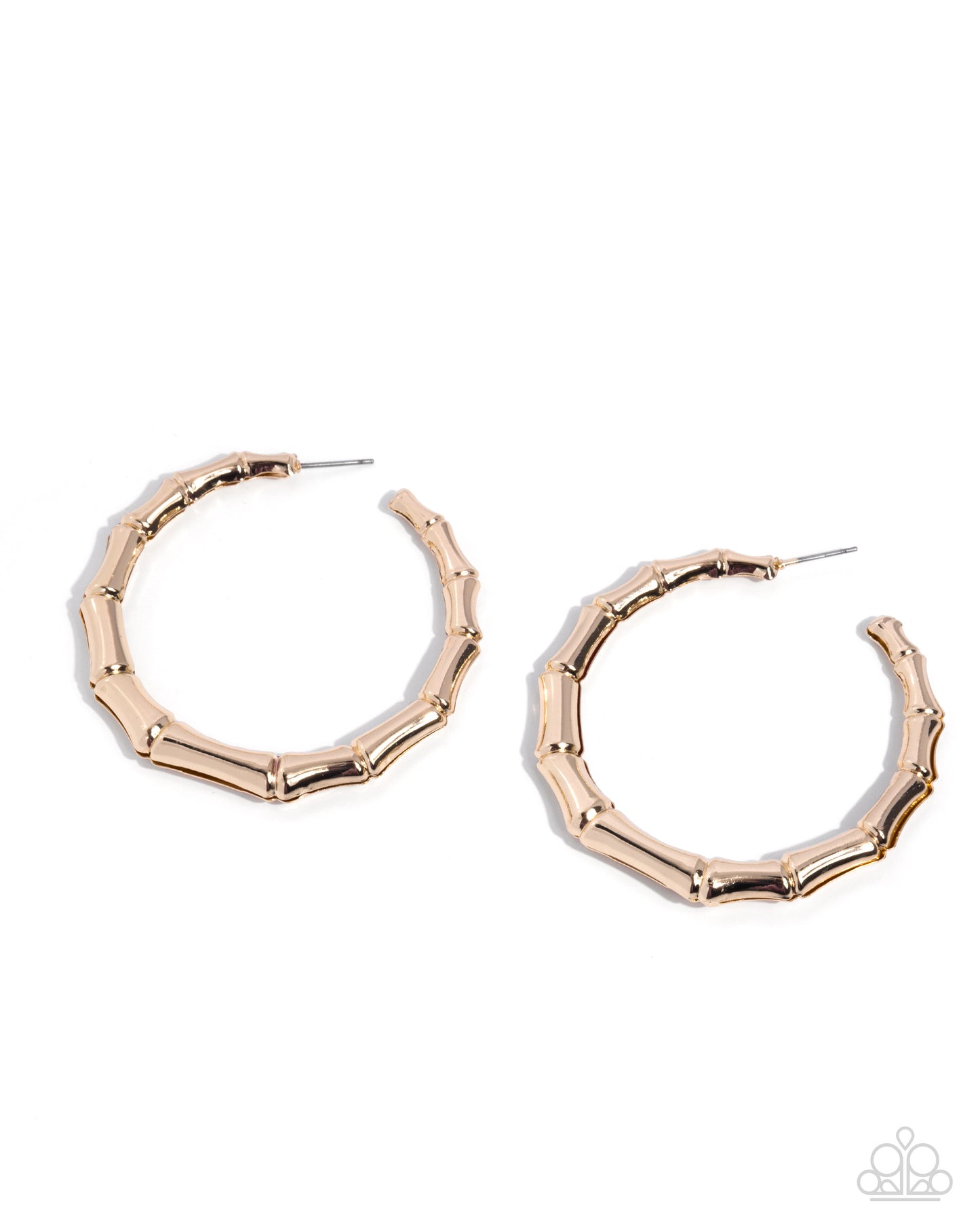 Tailored Tribute - Gold Hoop Earrings - Paparazzi Accessories