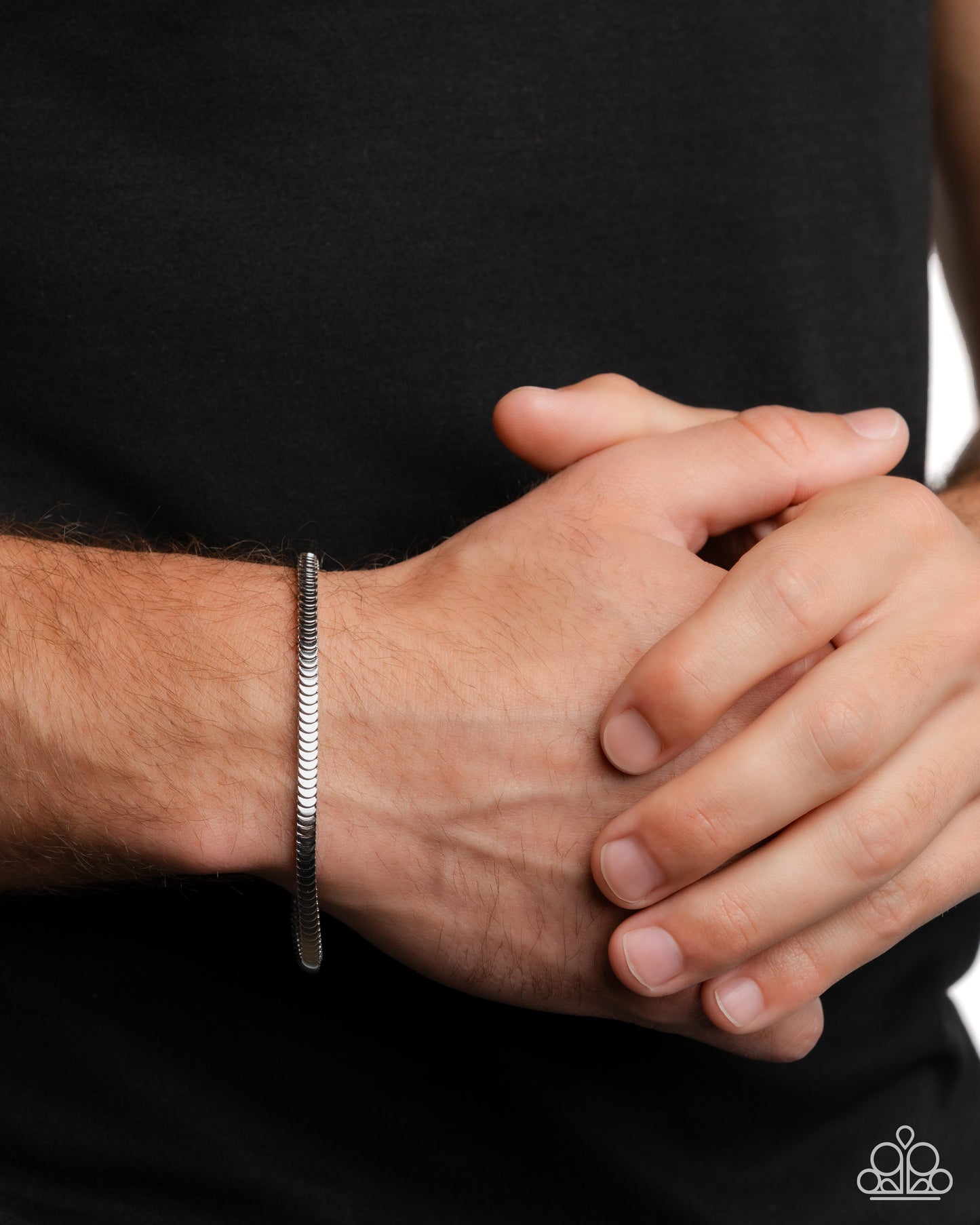 Refreshing Debut - Silver Stainless Steel Bracelet - Paparazzi Accessories