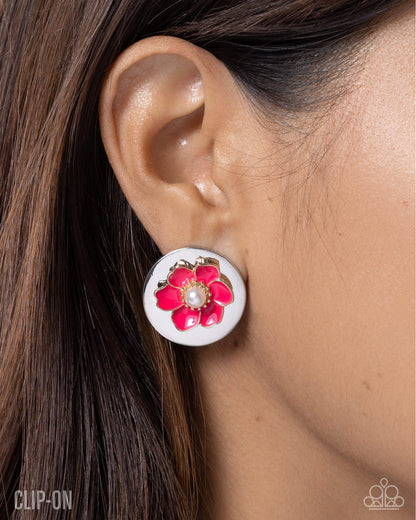 Blooming Breakdown - Pink - Clip-on