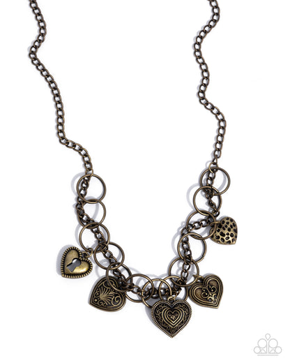 Blinding Botanicals - Complete Look, Brass Necklace and Bracelet - Paparazzi Accessories