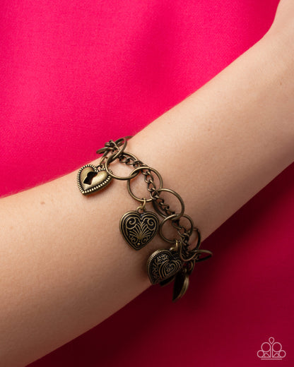 Blinding Botanicals - Complete Look, Brass Necklace and Bracelet - Paparazzi Accessories