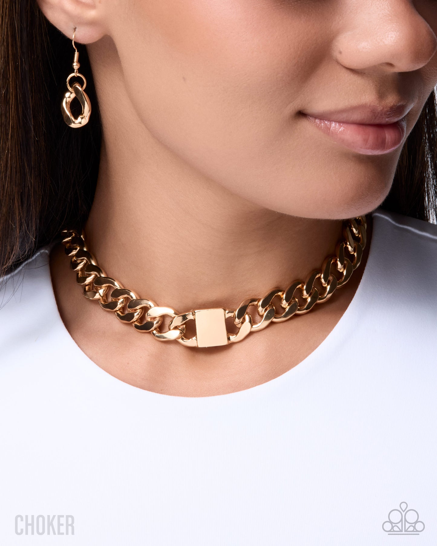 Rebellious Reaction - Gold Chain Necklace - Paparazzi Accessories