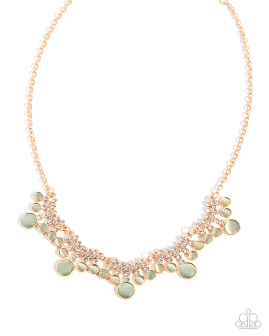 Victorian Vantage - Multi Rhinestone Necklace - Paparazzi Accessories