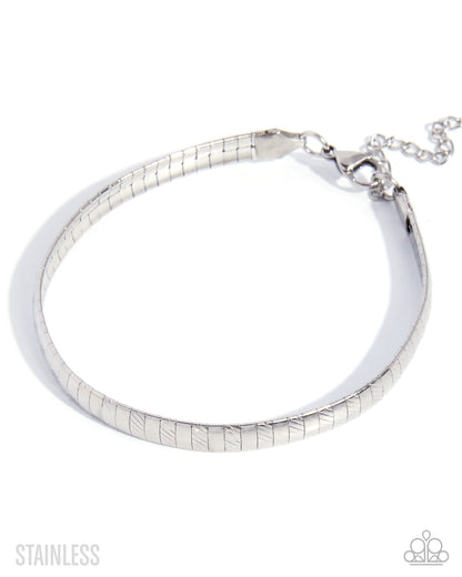 Textured Tyrant - Silver - Stainless Steel