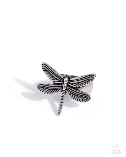 Descending Dragonfly - Silver