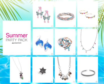 Summer Party Pack 2025 - 10 Exclusive Pieces - Paparazzi Accessories