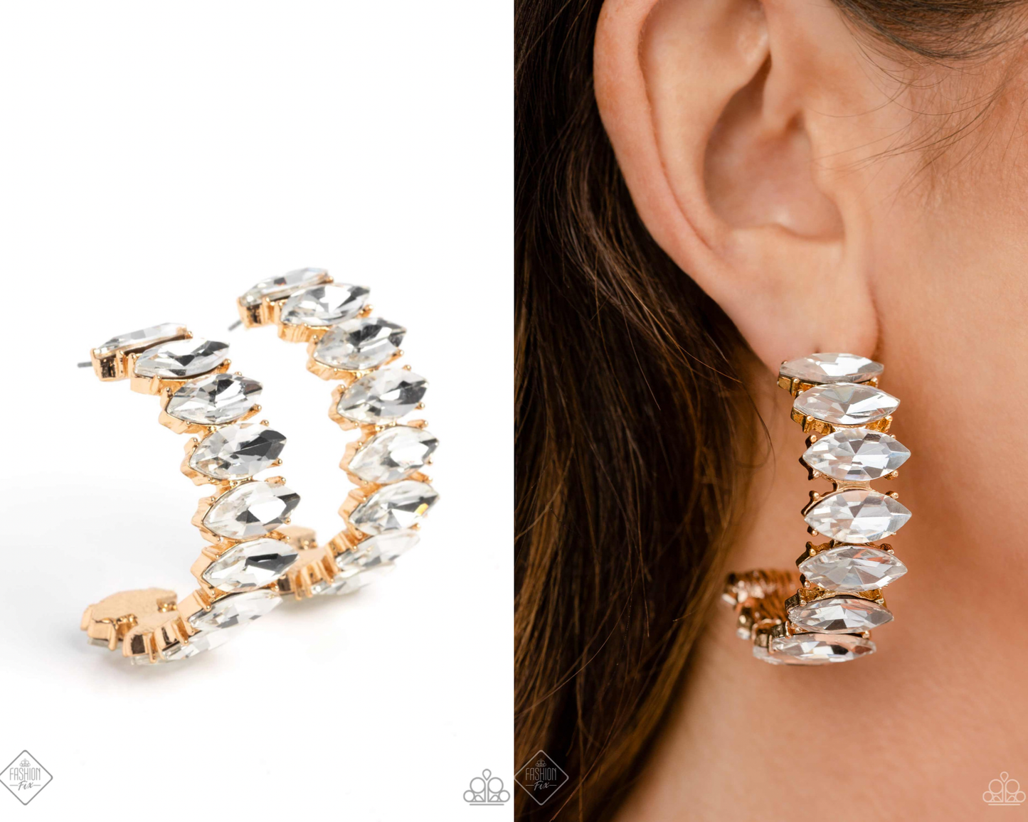 Priceless Pairing - Gold Earrings - Paparazzi Accessories