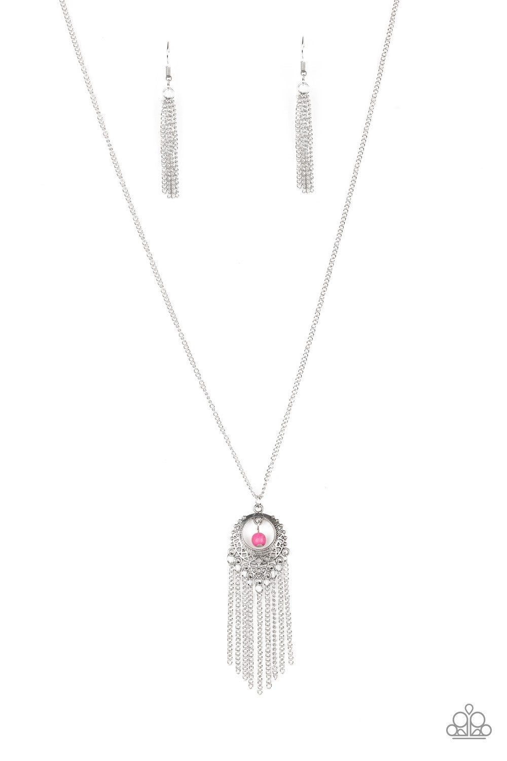 Western Weather - Pink - Necklace