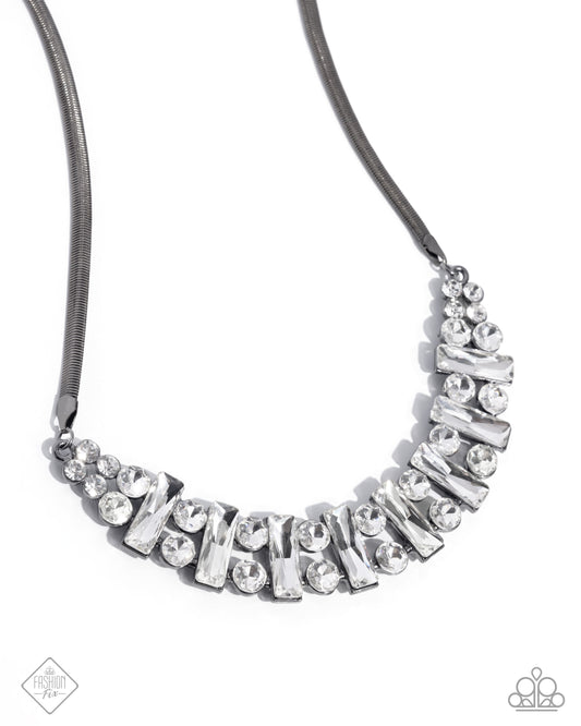 Adorably Assertive - Black Necklace - Magnificent Musings April 2025 - Paparazzi Accessories