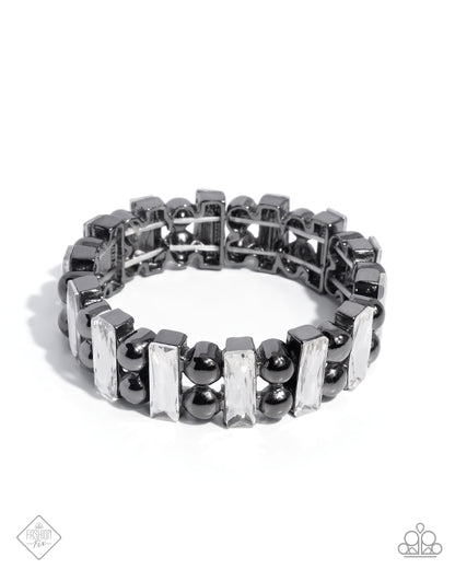 Assertive Admiration - Black Bracelet - Magnificent Musings April 2025 - Paparazzi Accessories