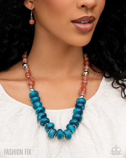 Bubbly Broadcast - Blue Necklace - Glimpses of Malibu - July 2025